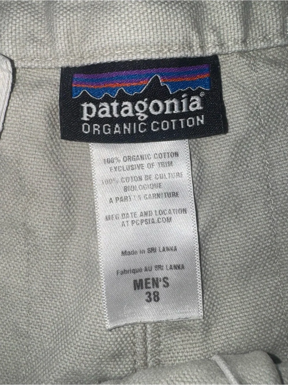 Patagonia men’s size 38 shorts